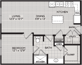  Floorplans A1 1 BEDROOM 1 BATH